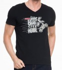 Koszulka T-shirt Ścigacz.pl Ride Hard Or Go Home - czarna męska rozmiary S-XXL (wysyłka GRATIS)